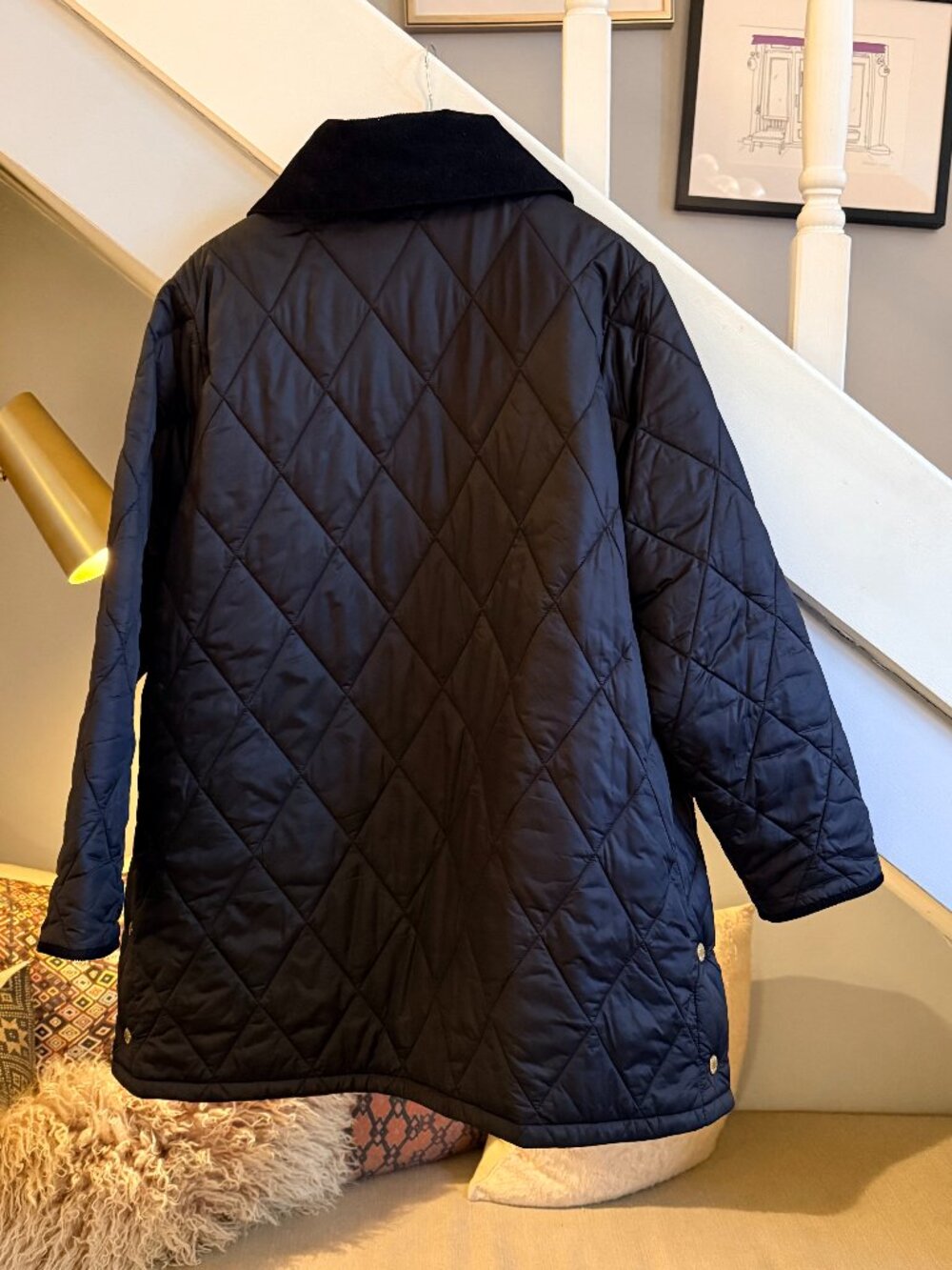 Barbour Liddesdale Quilted Jacket (Black, 1X) - Picture 5 of 6